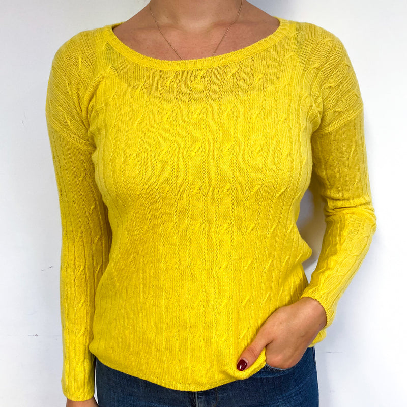 Brand New Scottish Pineapple Yellow Crew Neck Jumper Small